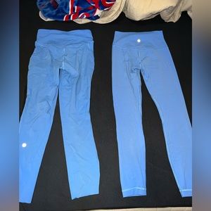 Lululemon leggings blue Nile